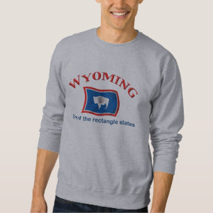 Sweatshirt Le Wyoming - un état de rectangle