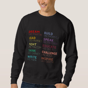 Sweatshirt Leaders d'histoire noire inspirants