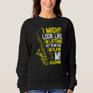 Sweatshirt Lecteur Saxophone Lecture Saxophone