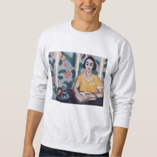 Sweatshirt Lecture de femme avec des pêches Matisse Crewneck