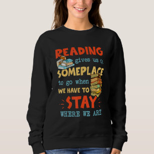 Sweatshirt Lecture Lecture Livre Littérature Mois de la bibli