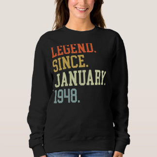 Sweatshirt Legend Since Janvier 1948