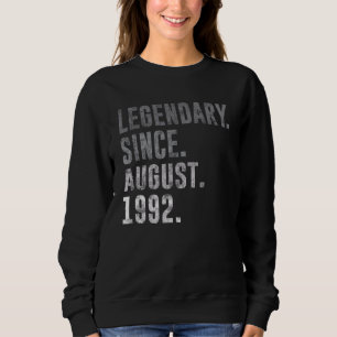 Sweatshirt Légendaire depuis août 1992 30e anniversaire Vinta