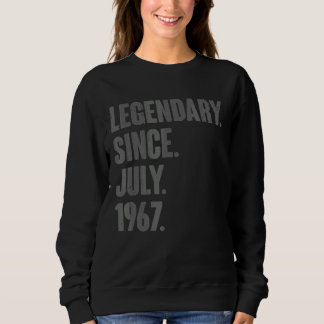 Sweatshirt Légendaire depuis juillet 1967 55 ans 55e annivers