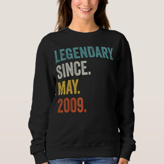 Sweatshirt Légendaire depuis mai 2009 13e anniversaire