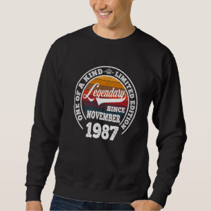 Sweatshirt Légendaire depuis novembre 1987 35e anniversaire 3