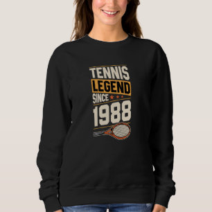 Sweatshirt Légende du tennis depuis 1988 Année de naissance T