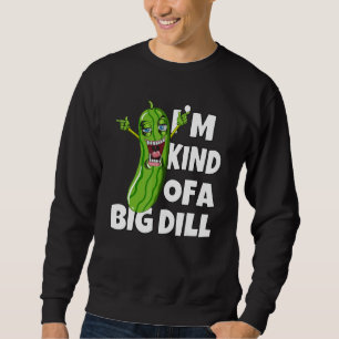 Sweatshirt Légumes de concombre je suis un peu de la grosse d