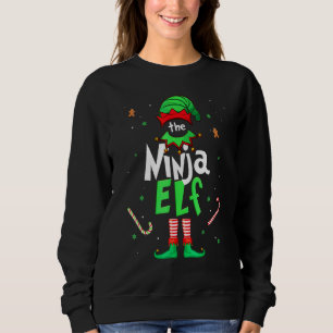 Sweatshirt L'Elf Ninja Xmas Correspondance de Noël pour Famil