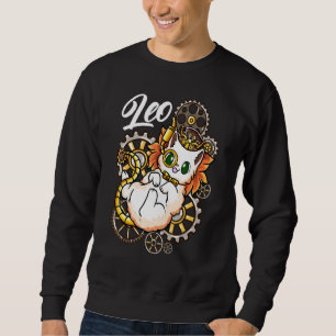 Sweatshirt Leo Steampunk Inspiré Lion Lien De Steampunk Lion