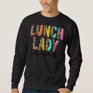 Sweatshirt Léopard Déjeuner Lady Squad Cafétéria Bonjour Été