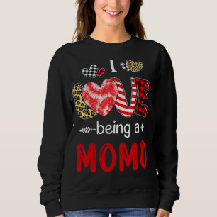 Sweatshirt Leopard Joyeuse Fête des Mères J'adore être un Mom