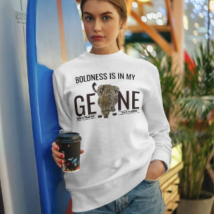 Sweatshirt Léopard Personnalisé Animal Sauvage Gros Chat Noir