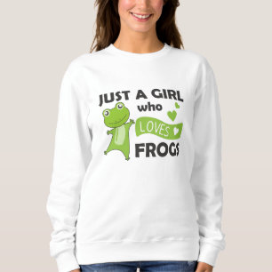 Sweatshirt Les Amateurs De Grenouille Les Animaux Douces Pour