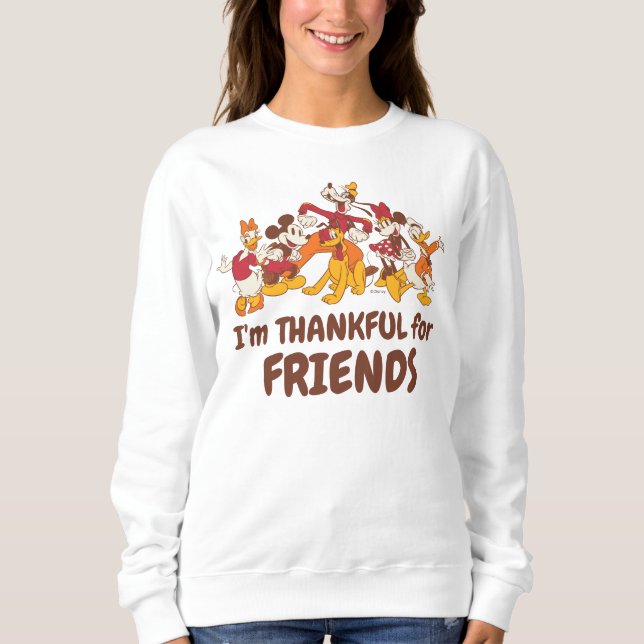 Sweatshirt Les amis Disney classiques ensemble (Devant)