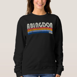 Sweatshirt Les années 70 rétro Vintage 80s Style Abingdon Ill