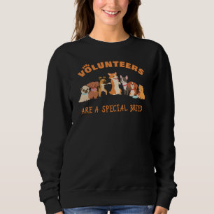 Sweatshirt Les bénévoles sont un refuge Secourt pour chiens