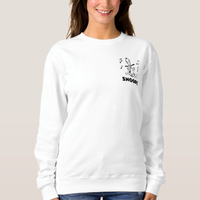 Sweatshirt Les cacahuètes| La danse snoopée (Devant)