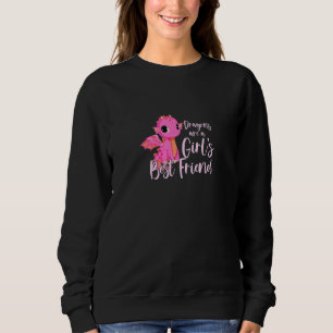 Sweatshirt Les dragons sont le meilleur ami d'une fille pour 