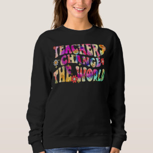 Sweatshirt Les Enseignants super Changent Votre Enseignant Mo