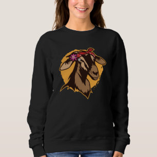 Sweatshirt Les femmes chèvres La ferme de chèvres Bandana A