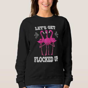 Sweatshirt Les Femmes Font Fréquenter Les Femmes Flamants ros