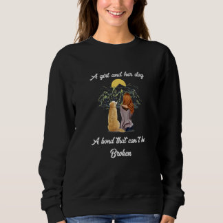Sweatshirt Les femmes une fille et son chien un lien qui ne p