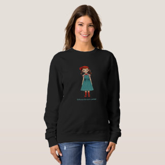 Sweatshirt Les filles peuvent faire plus.. point - édition li