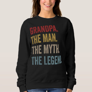 Sweatshirt Les Hommes Grand-Père L'Homme Le Mythe La Légende
