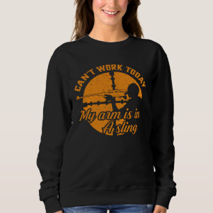 Sweatshirt Les hommes ne peuvent pas travailler aujourd'hui,