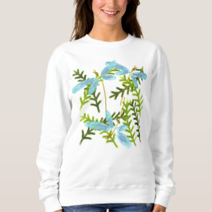 Sweatshirt Les libellules Art Abstrait à porter
