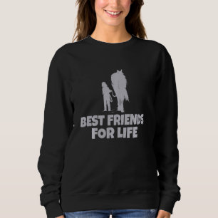 Sweatshirt Les Meilleurs Amis De La Vie Équitation