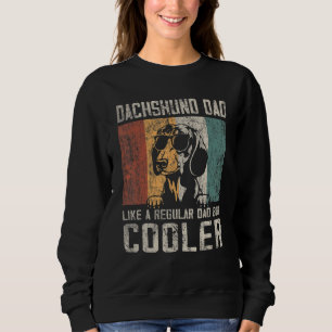 Sweatshirt Les Mens Dachshund Papa Comme Un Père Régulier Mai