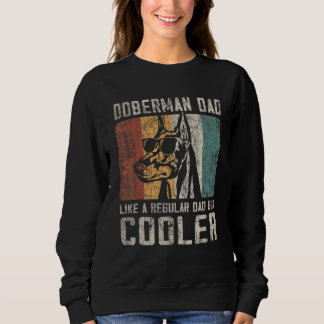 Sweatshirt Les Mens Doberman Papa Comme Un Père Régulier Mais