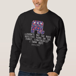 Sweatshirt Les mères républicaines protectrices des éléphants
