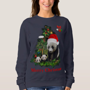 Sweatshirt Les pandas de Noël