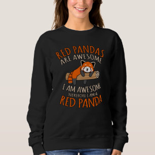 Sweatshirt Les Pandas Rouges Sont Des Animaux De Compagnie Am