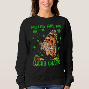 Sweatshirt Les papillons de nuit sont mes charmes chanceux Mo