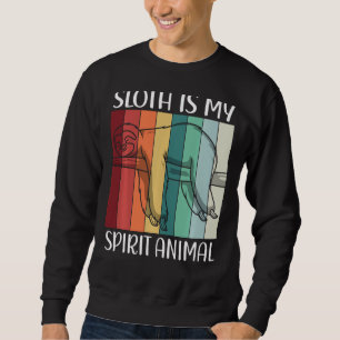 Sweatshirt Les parfums sont mon Esprit Animal Sloth Est Mon E