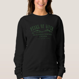 Sweatshirt Les pics de Otter Blue Ridge Parkway Va en détress