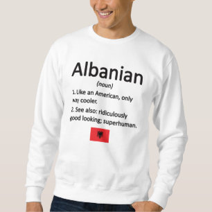 Sweatshirt Les racines albanaises L'Albanie Drapeau Patrimoin