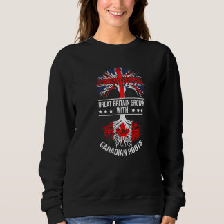 Sweatshirt Les racines canadiennes Les immigrants Ancêtres Gr