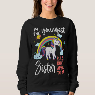 Sweatshirt Les règles de la plus jeune soeur ne s'appliquent