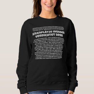 Sweatshirt Les Tuyaux Doivent Être Comprimés