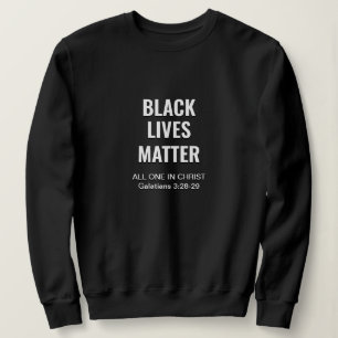 SWEATSHIRT LES VIES NOIRES ONT DE L'IMPORTANCE