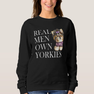 Sweatshirt Les vrais hommes possèdent Yorkshire Yorkshire Ter