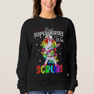 Sweatshirt Les vrais super-héros portent des échauffourées In