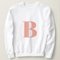 Lettre initiale | Monogramme Moderne Peach Design