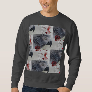 Sweatshirt Lettres d'amour de gris africain