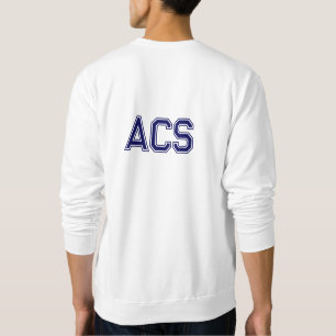 Sweatshirt Lettres de sport d'école bleu marine et blanc